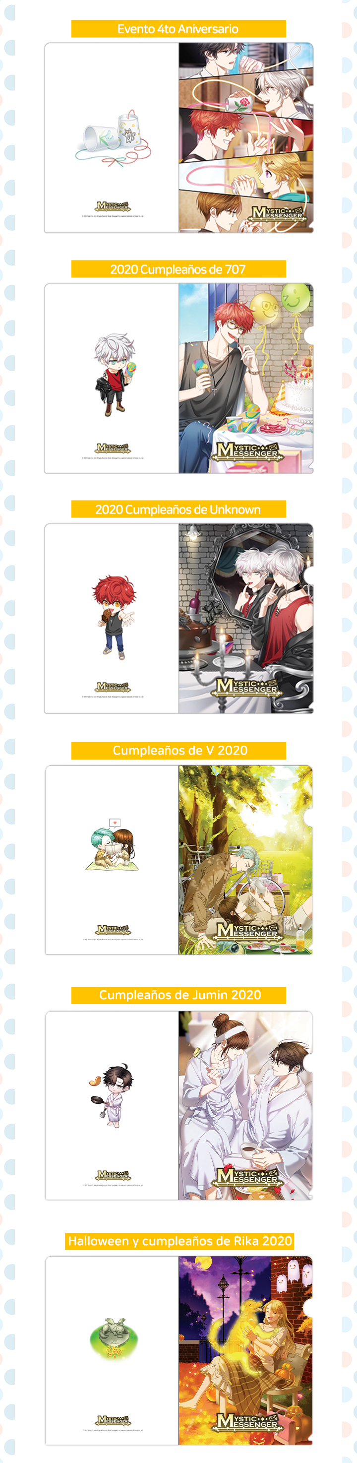 Mystic Messenger L-Shape Folder Ver.2