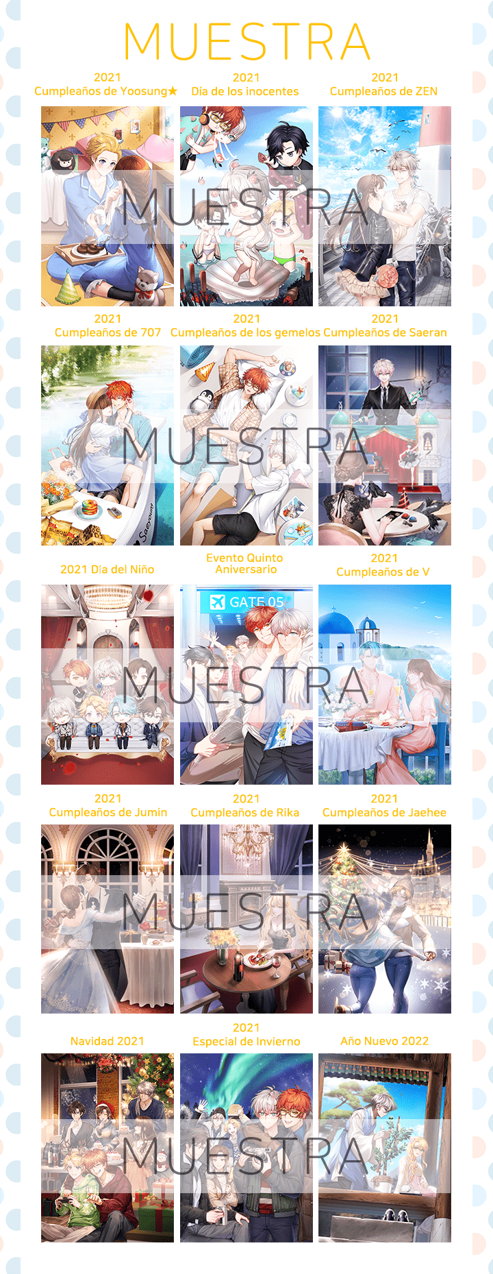 Mystic Messenger L-Shape Folder Ver.3