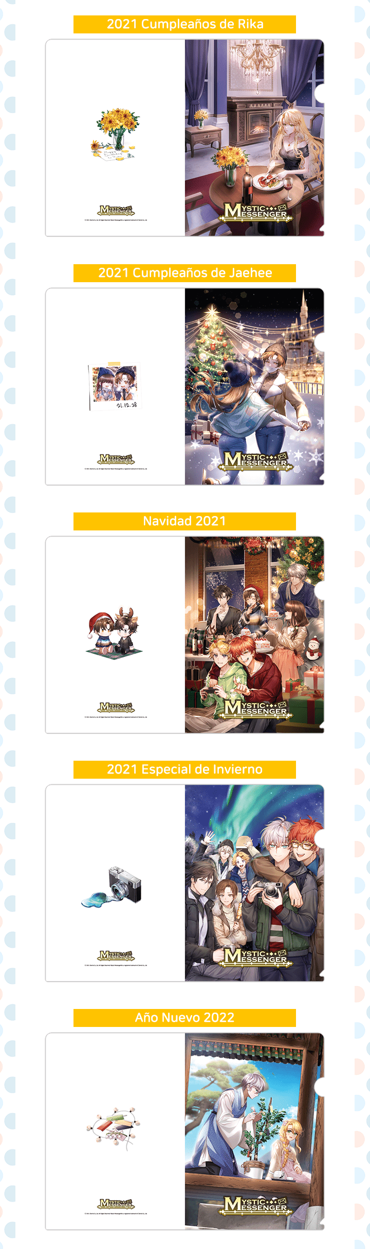 Mystic Messenger L-Shape Folder Ver.3